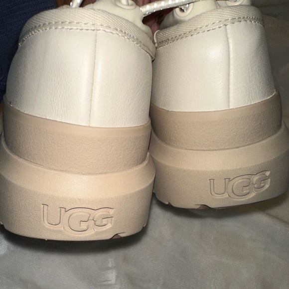 NEW UGG MEN Tasman Weather Hybrid Cream and Tan Slip-On Shoes - Picture 9 of 13